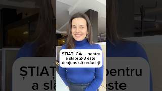 ȘTIAȚI CĂ  cristinaserbova nutritionist slabire calorii meniulzilei proteine [upl. by Uokes]