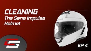 Cleaning The Interior Of The Sena Impulse Helmet [upl. by Akerahs]