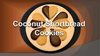 Coconut Shortbread Cookies [upl. by Gardas]