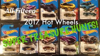 2017 Hot Wheels Super Treasure Hunts [upl. by Quickel]