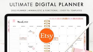 How To Make a Digital Planner To Sell on Etsy 2024 [upl. by Asaert]