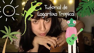 tutorial de lagartixa tropical  exclusive os cabides [upl. by Meensat]