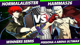 FX 451 Winners Semis  NormalAleister Minazuki Vs hamma526 Akihiko Persona 4 Arena Ultimax [upl. by Lumpkin]