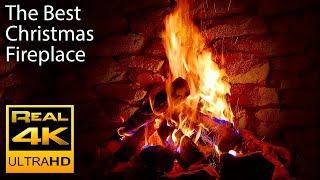 4K Relaxing Fireplace amp The Best Instrumental Christmas Music amp Crackling Fire Sounds 🔥 UHD 2 Hours [upl. by Asnarepse825]