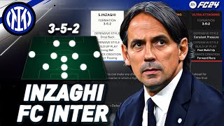 MASTERING INZAGHIS INTER 352 TACTICS IN EA FC 24 [upl. by Naynek]