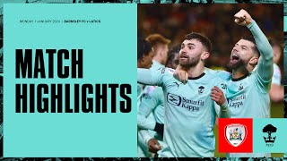 Match Highlights  Barnsley FC 1 Latics 1 [upl. by Egbert687]