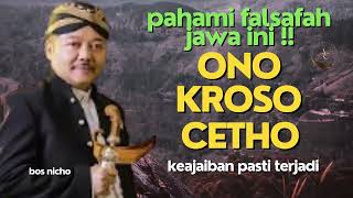 💥BOS NICHO  PAHAMI FALSAFAH JAWA INI NUSANTARA PASTI JAYA [upl. by Aicirtan204]