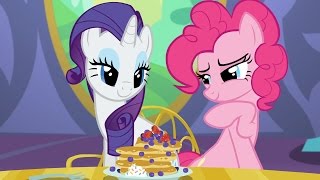 Pinkie Pie  The surprise is I lost a measuring spoon in the batter You get a very special pancake [upl. by Sinned]