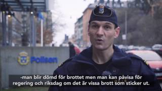 Vad är ett hatbrott Polisen Daniel berättar [upl. by Elleinaj]