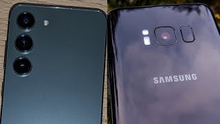 Samsung Galaxy S23 vs Samsung Galaxy S8  Camera Test [upl. by Seigel7]