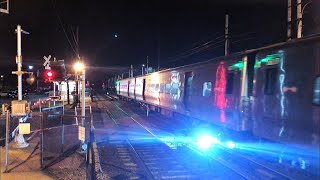 Sparks Fly from LIRR Third Rail at Bethpage Station [upl. by Ispep411]