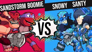 Boomie Sandstorm VS Snowy Santy Grand Final 2v2 [upl. by Anorahs]