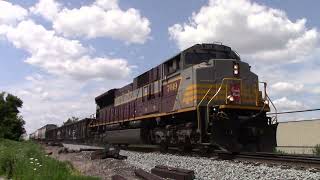 Heritage CP 237 with 7019 leading passing Meadowvale [upl. by Glennis]