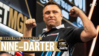 NINEDARTER GERWYN PRICE PINS PERFECTION IN MANCHESTER [upl. by Nura]