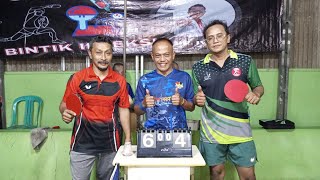 Mr Cahyo vs Mr Endi  Latihan tenis meja bersama di markas PTM Pratama Bekasi [upl. by Dranik766]