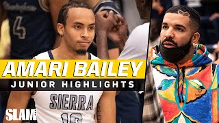 Drakes Favorite Player⁉️👀 Amari Bailey Is The Most Explosive HS Player Since [upl. by Arimat115]