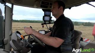 AgriLand Roe Agri Services running a big square baler in Co Laois Ireland [upl. by Retrac]