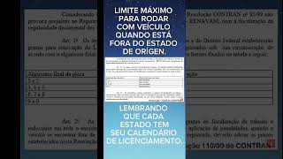 CALENDÁRIO NACIONAL LICENCIAMENTO resolução11000 CONTRAN licenciamentodigital [upl. by Dobson]