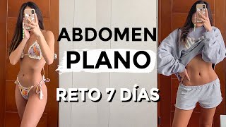 EJERCICIOS PARA ABDOMEN Y CINTURA Rutina Para Abdomen Plano amp Cintura Pequeña RETO 7 DÍAS [upl. by Lapo]