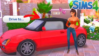 SIMS 4 FUNCTIONAL CARS AND AIRPORT TRAVEL 😱 REALISTIC MOD THE SIMS 4 [upl. by Benedikt306]