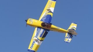 Aeroworks 30cc Extra 260 at AAM Airshow 2013 [upl. by Ainimre]