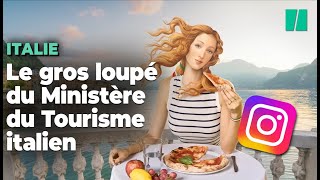 En Italie cette campagne du ministère du Tourisme ne passe pas [upl. by Aitak]