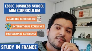 ESSEC MiM Curriculum  Master in Management at ESSEC Business School  Study in France [upl. by Aeret492]