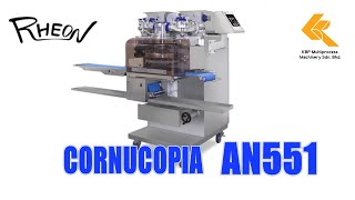 Rheon Encrusting Machine Cornucopia Model AN551 [upl. by Granger227]