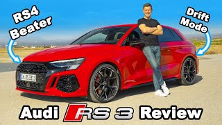 New Audi RS3 review  its 060mph amp 14 mile will blow your mind [upl. by Carolyne]