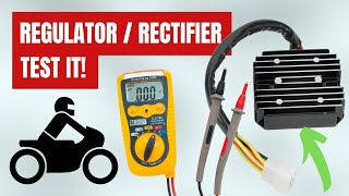 How To Test A Regulator Rectifier Motorcycle [upl. by Assillem475]