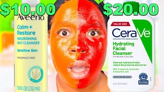 Aveeno Oat Cleanser vs Cerave Hydrating Cleanser 🧖‍♀️ THE BEST HYDRATING CLEANSER [upl. by Gautea]