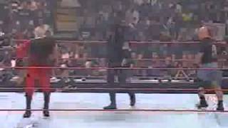 Undertaker vs Kane WWF Championship Match Stone Cold Guest Referee [upl. by Mok]