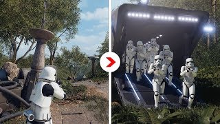 Galactic Assault Intro Cinematics Remastered  Takodana First Order [upl. by Dacy28]