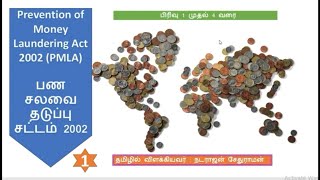 Prevention of Money Laundering Act 2002  Explained in Tamil  Sec 1 to 4 [upl. by Ydollem]