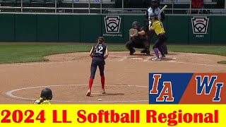 Johnston IA vs Appleton WI Softball Game Highlights 2024 Little League Regional [upl. by Adar]