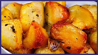 British Roast Potatoes recipe  The Perfect Christmas Dinner side dish [upl. by Rust]