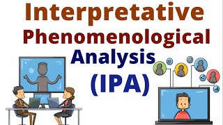 Interpretative Phenomenological Analysis IPA A qualitative data analysis approach [upl. by Florida]