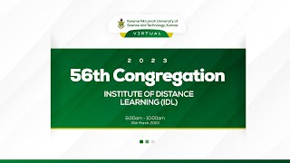 56th Congregation Virtual   INSTITUTE OF DISTANCE LEARNING IDL [upl. by Nasho]