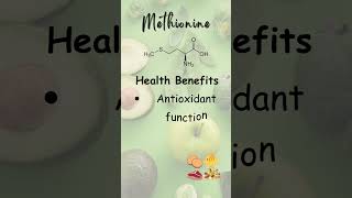 5MethionineAn Essential Amino Acid methionineproteinsource essentialaminoacidsantioxidantrich [upl. by Puna501]