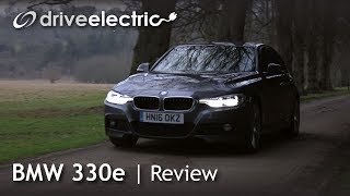 BMW 330e PHEV Car Review  DriveElectric [upl. by Brittan]