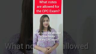 What can you write in your CODING books for the CPC Exam shorts [upl. by Ambrogino245]