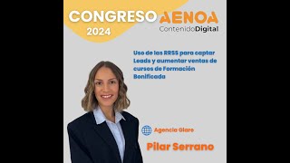 Congreso 2024  El uso del ChatGpt aplicado a las ventas y RRSS  Pilar Serrano [upl. by Khichabia830]