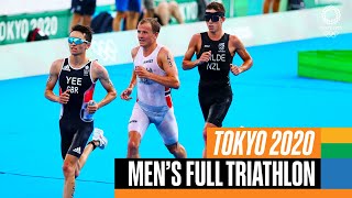 Mens FULL Triathlon 🏊‍♂️🚴‍♂️🏃‍♂️  Tokyo Replays [upl. by Anirtep]