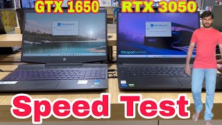 GTX 1650 vs RTX 3050 Speed Test in Kannada Nvidia GTX vs RTX speed gtxvsrtx [upl. by Nimocks]