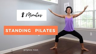 Standing Pilates  Pilates Nest [upl. by Helbonnas246]