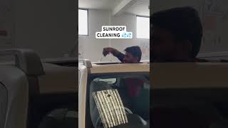 Mahindra ScorpioN Sunroof Cleaning 💦 shorts scorpion mahindrascorpio xuv700 [upl. by Yelsew]