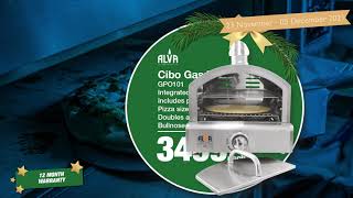 Micas Wonderful Festive Deals  Alva Gibo Gas Pizza Oven [upl. by Eisele805]