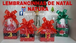 LEMBRANCINHAS DE NATAL NATURA [upl. by Leakim]