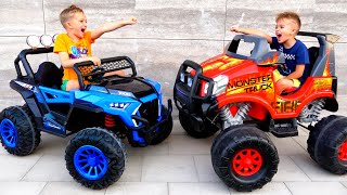 Vlad and Niki play with Monster Truck  Game for children [upl. by Crispas]