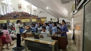 THE MUSIC OF YOUR LOVE  Joel Raney amp Ian McGuire  Cantate Domino Choir Jakarta [upl. by Ytsihc542]